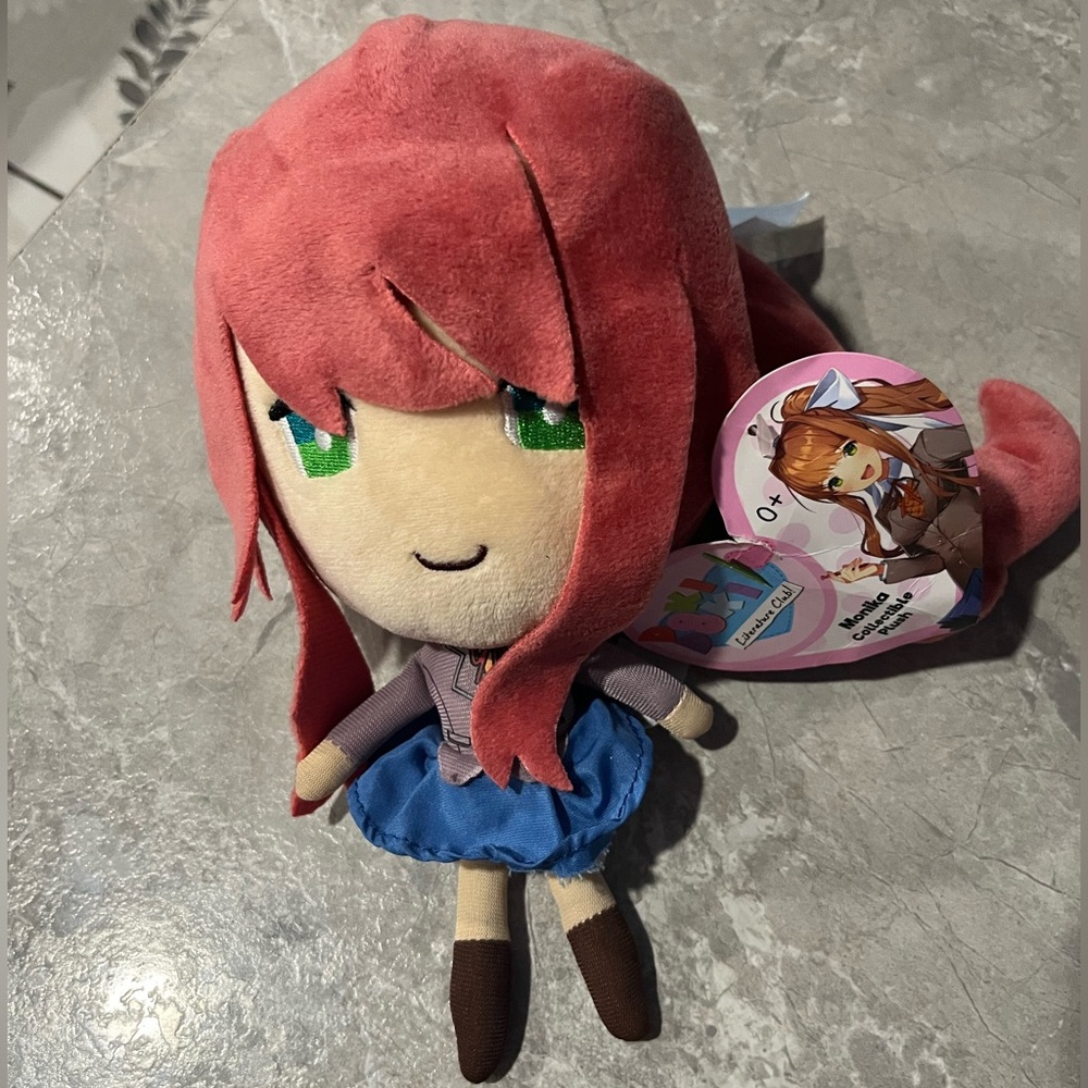 Official 2018 Doki Doki Literature Club Monika Collectible Plush
